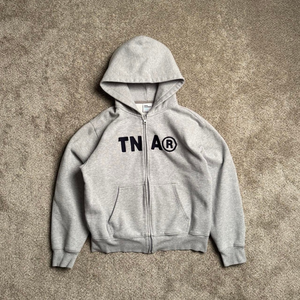 TNA SWEATFLEECE COZY FLEECE "PERFECT FIT" EMBROIDERED LOGO ZIP UP HOODIE